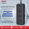 Delixi Multi-Function Extension Cord Power Strip for Home/Dorm with Multi-Socket Converter