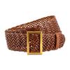 European and American French Ins Braided Belt Women's Retro Alloy Buckle Dress Belt Casual Women's Belt