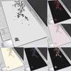 Podložka pod myš Japonská třešeň XXL Šedá Laptopy Herní podložka na stůl Sakura Podložka pod myš Anime Kancelář Hráč Klávesnice Počítačový stůl Koberec