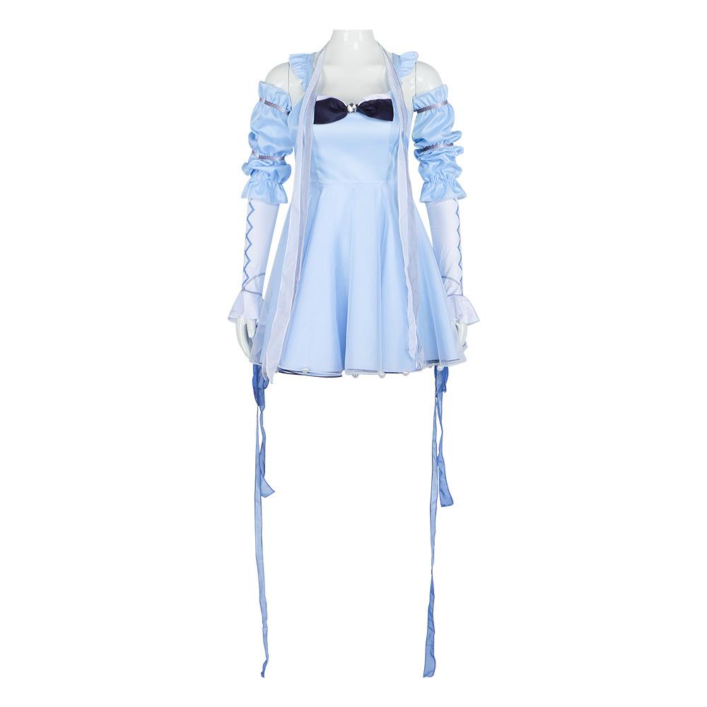 Virtual Singer Cos Costume Luo Tianyi Dress Two-Dimensional Comic Show Costume Cosplay Halloween Stage Costume