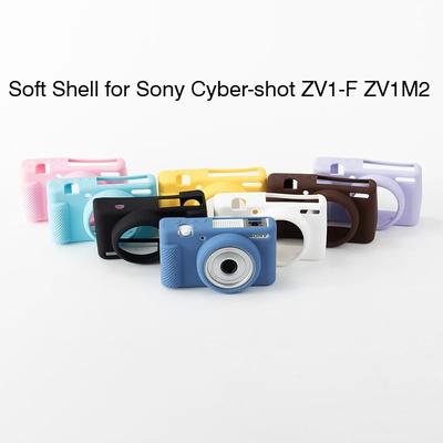Silicone Protective Case, Soft Shell for Sony Cyber-shot ZV1-F, ZV1M2 (ZV1 II) Camera Bags