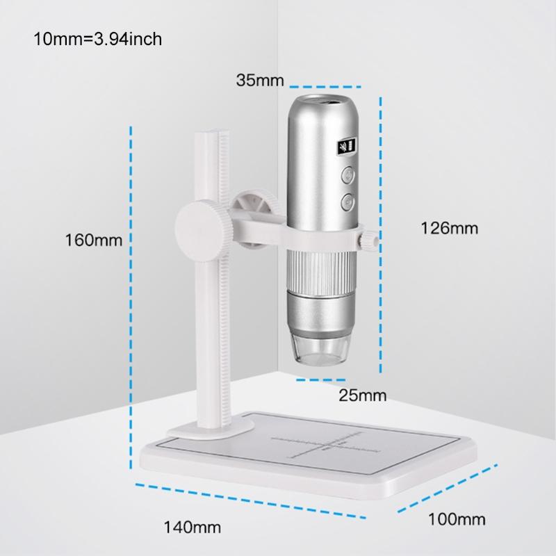 LCD 2MP Digital USB Microscope 1000x Wifi Mobile Phone Microscope Support Ios An-droid Pc Video Microscope