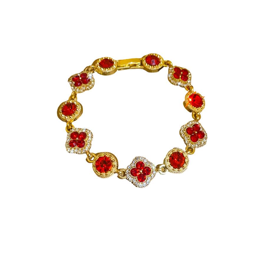Vierblättriges Kleeblatt Armband - Luxuriös und Hochwertig, Exquisites Design, Zart Handgefertigt, Seltenes und Einzigartiges Accessoire für Damen.