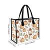 Autumn Pumpkin Print Tote Bag Casual Large Capacity Portable Daily Shopping Handbag