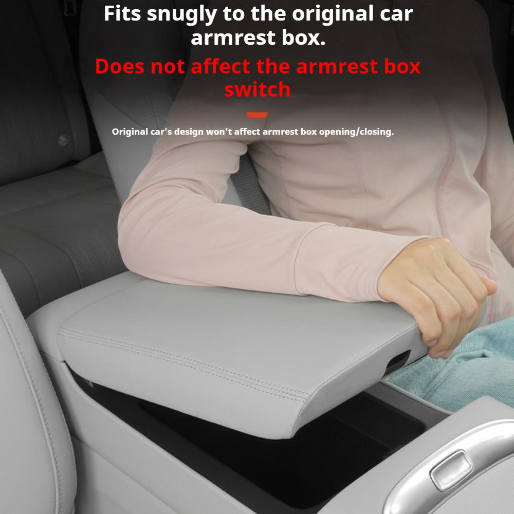 Fit For Leapmotor B10 B01 Car Specialized Leather Armrest Box Cover Protective Case Armrest Box Mat Modification Decoration