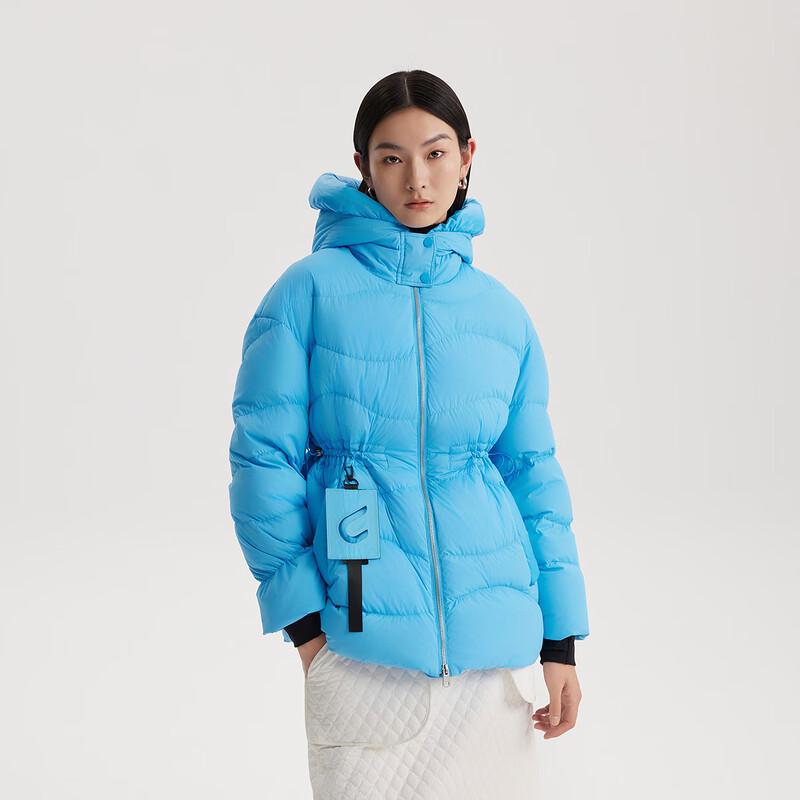 Aililaiyi Women's Short Hooded Goose Down Jacket