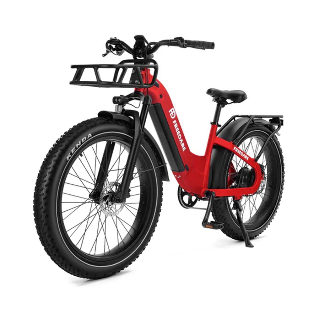 FREEDARE Eden Electric Bike Adults with Front Basket and GPS Smart App Control ,48V 20Ah Battery,Torque Sensor