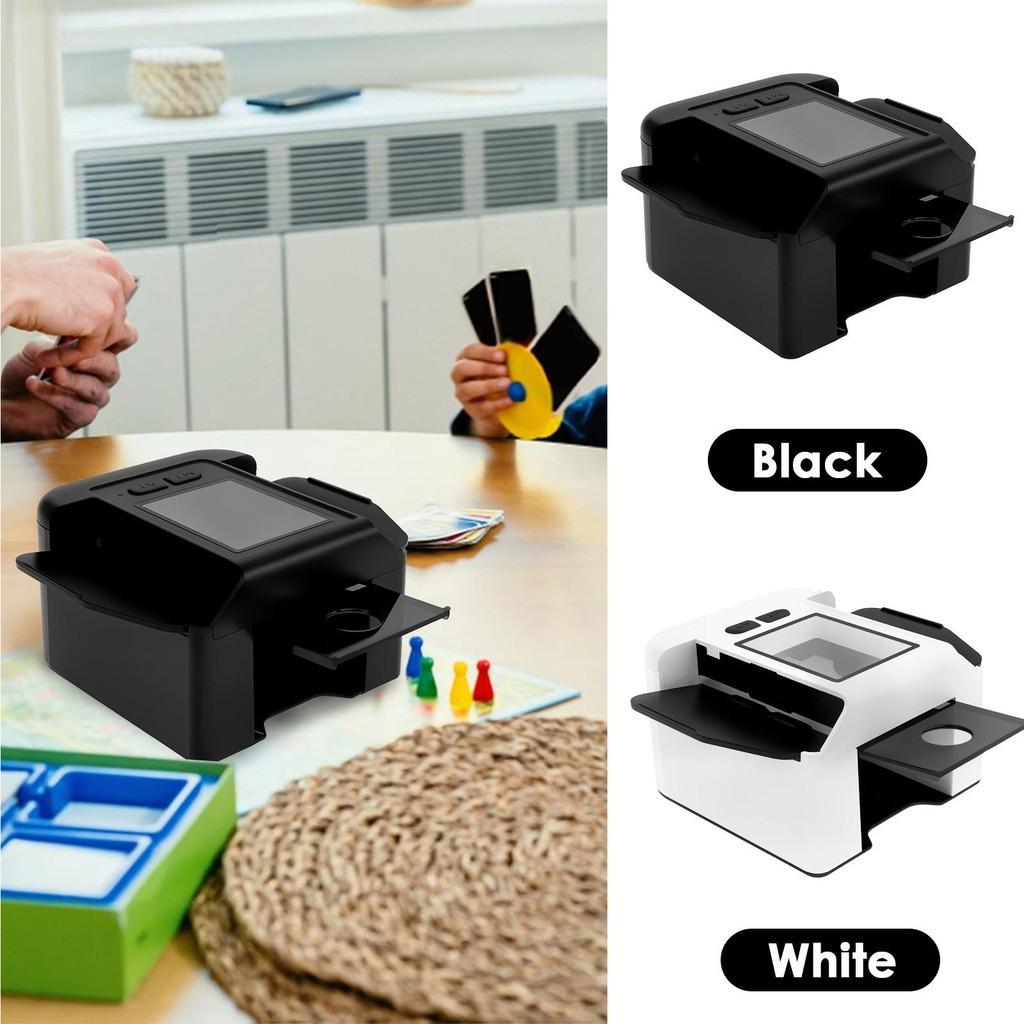 Small Automatic Card Shuffler Party Portable Electric Shuffler USB Rechargeable Automatic Poker Shuffling Machine