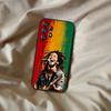 Bob Marley Rasta Lion Samsung  Black Phone Case Soft Cover  For A20,A21s,A22,A31,A32,A52,A53,A72,73,A80