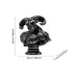 Harz RAM Kopf Statue Tischdekoration für Cafe Bar Dekoration Leicht