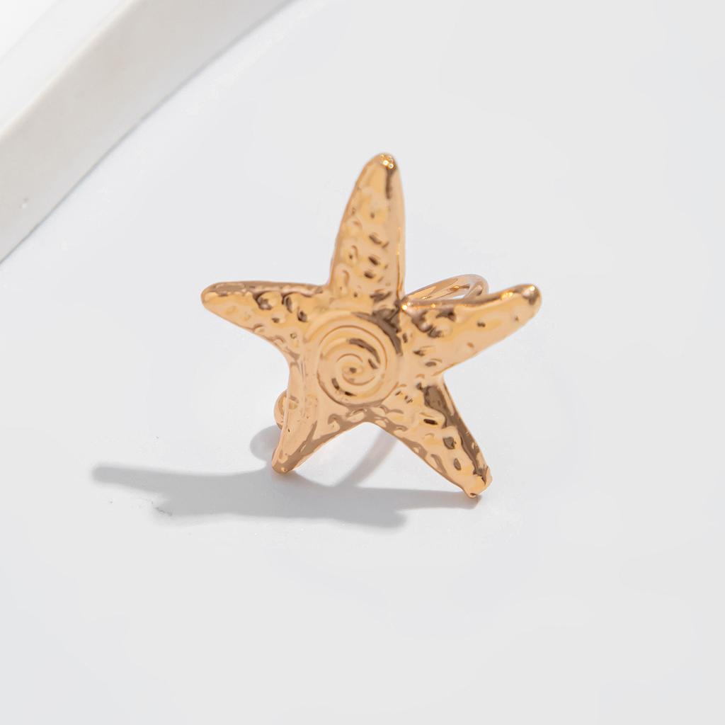 Starfish, Sun, Moon, Flower Earrings, Cold Wind Earrings, Versatile Temperament, and High-end Earrings.