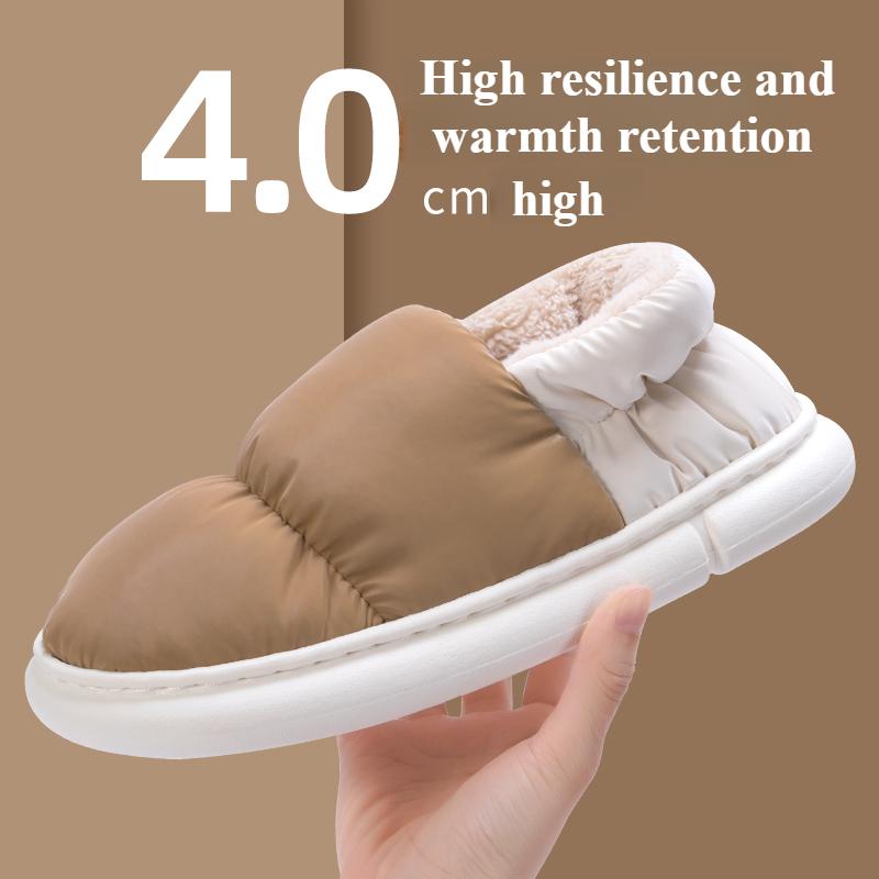 Cotton slippers for women,  for indoor living, home furnishings, postpartum warmth, woolen cotton shoes for women, winter style