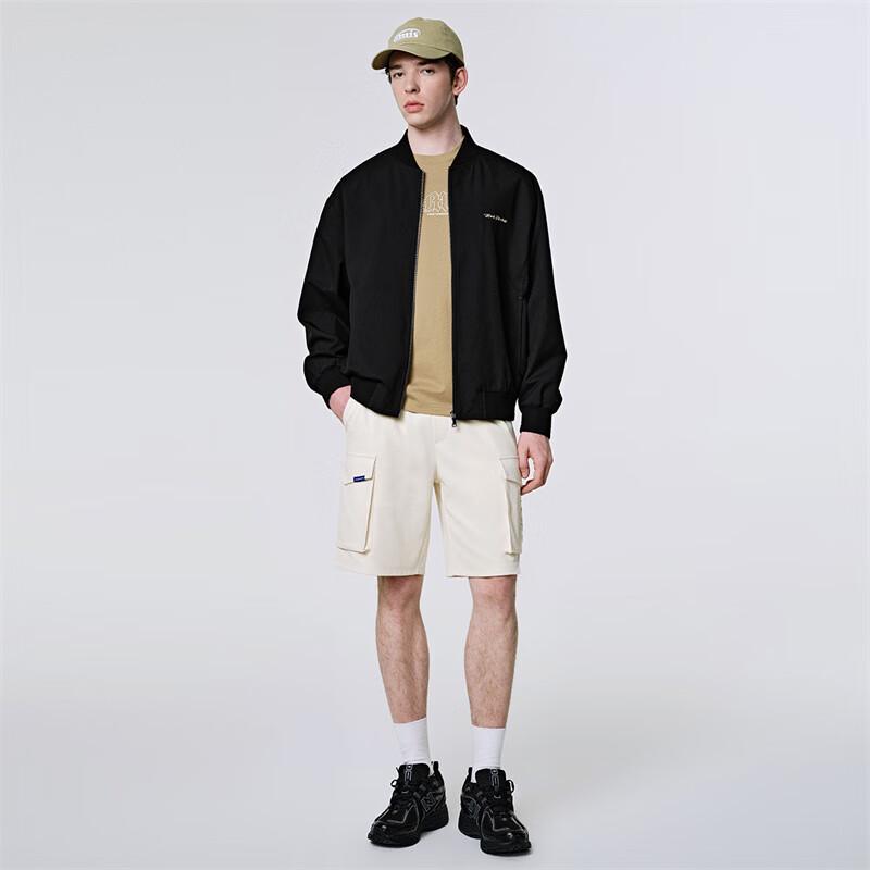 Mark Fairwhale Men's Loose Flight Bomber Jacket