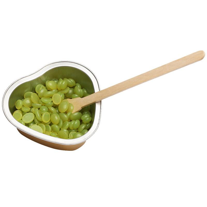 20 Stück Wachsstreifen Wachs Wax Bean Mixer Creme Wachs Basis Zungenplatte Presse Gesicht Spachtel