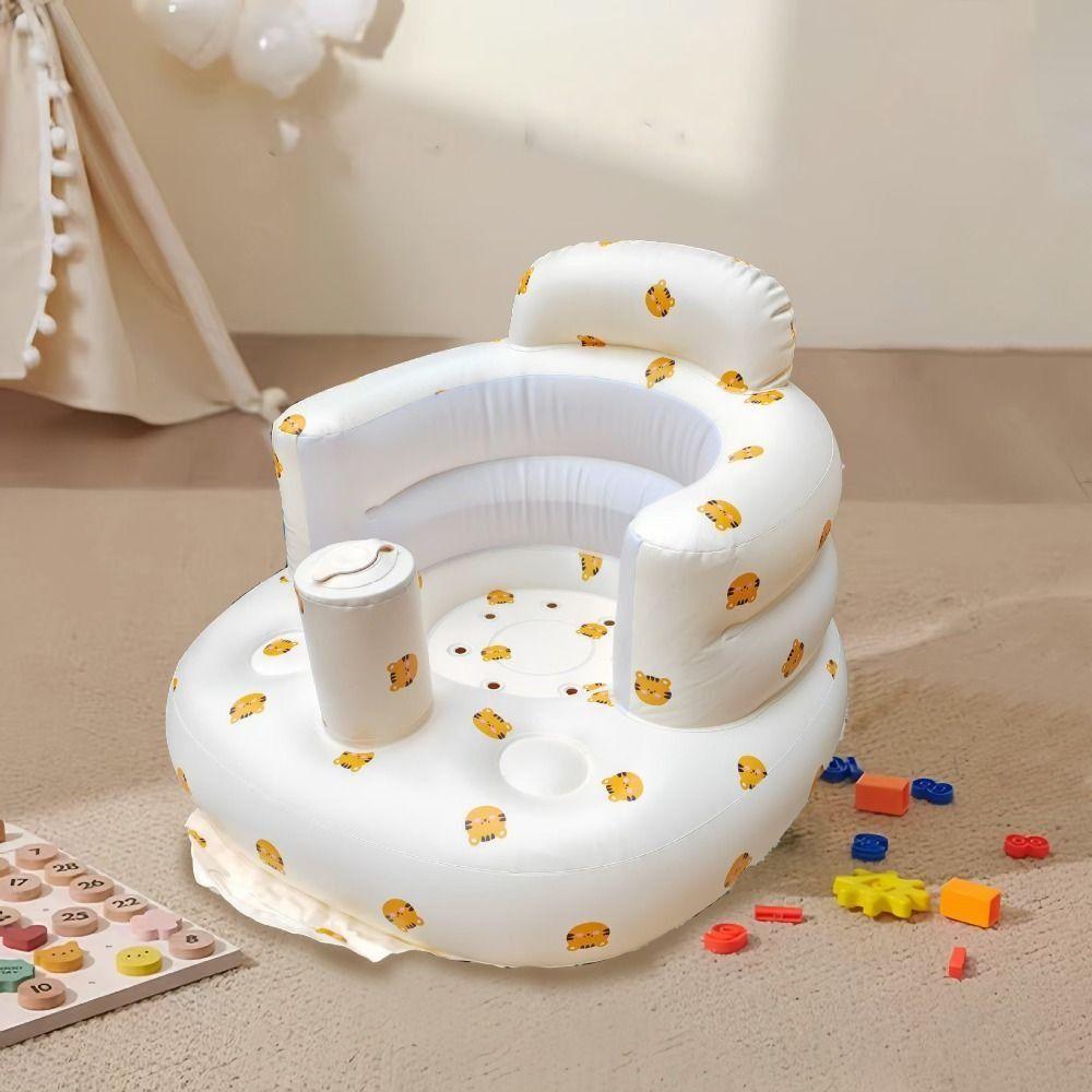 Sitting Training Baby Sofa Cute Design Baby Chair Seat Portable Inflatable Sofa for Toddler