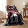Chainsaw Man Blanket Flannel Blanket Soft Cozy Plush Throw for Sofa Bed Lightweight Home Decor