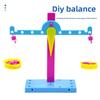 Ensemble de Matériaux Modèle d'Assemblage Balance d'Expérience Scientifique Jouet Puzzle pour Enfants Éducatif