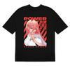 Chainsaw Man Power Blood Demon T-Shirt - 100% Cotton Anime Shirt with Striking Design