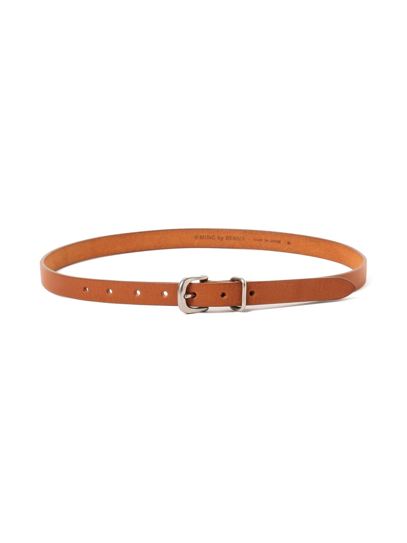 

Life Store by LIFE STORE by Belt by BEAMS Кожаный узкий ремень TAN M (Лучистые ЛУЧИ) BMING BEAMS/Кожа BMING Мужская