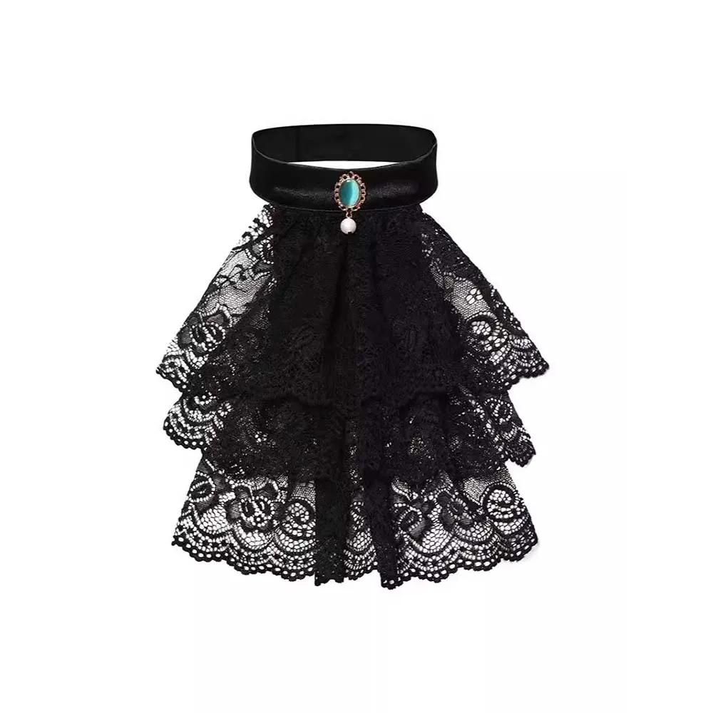 

Викторианский Ренессанс Съемный Волнистый Французский Винтажный Воротник-стойка Косплей Воротник Однотонный Женский Средневековый Накладной Воротник One Size&medieval