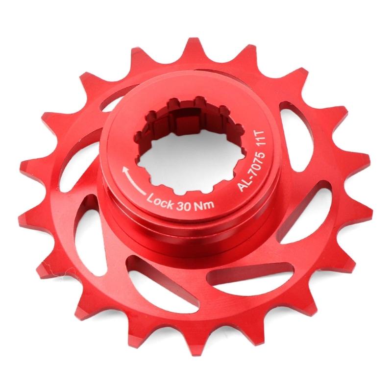 Kits de Conversion Single Vitesse pour Vélos 16T 18T, Cassettes Freewheels Roue en Alliage d'Aluminium pour Vélos Single Vitesse