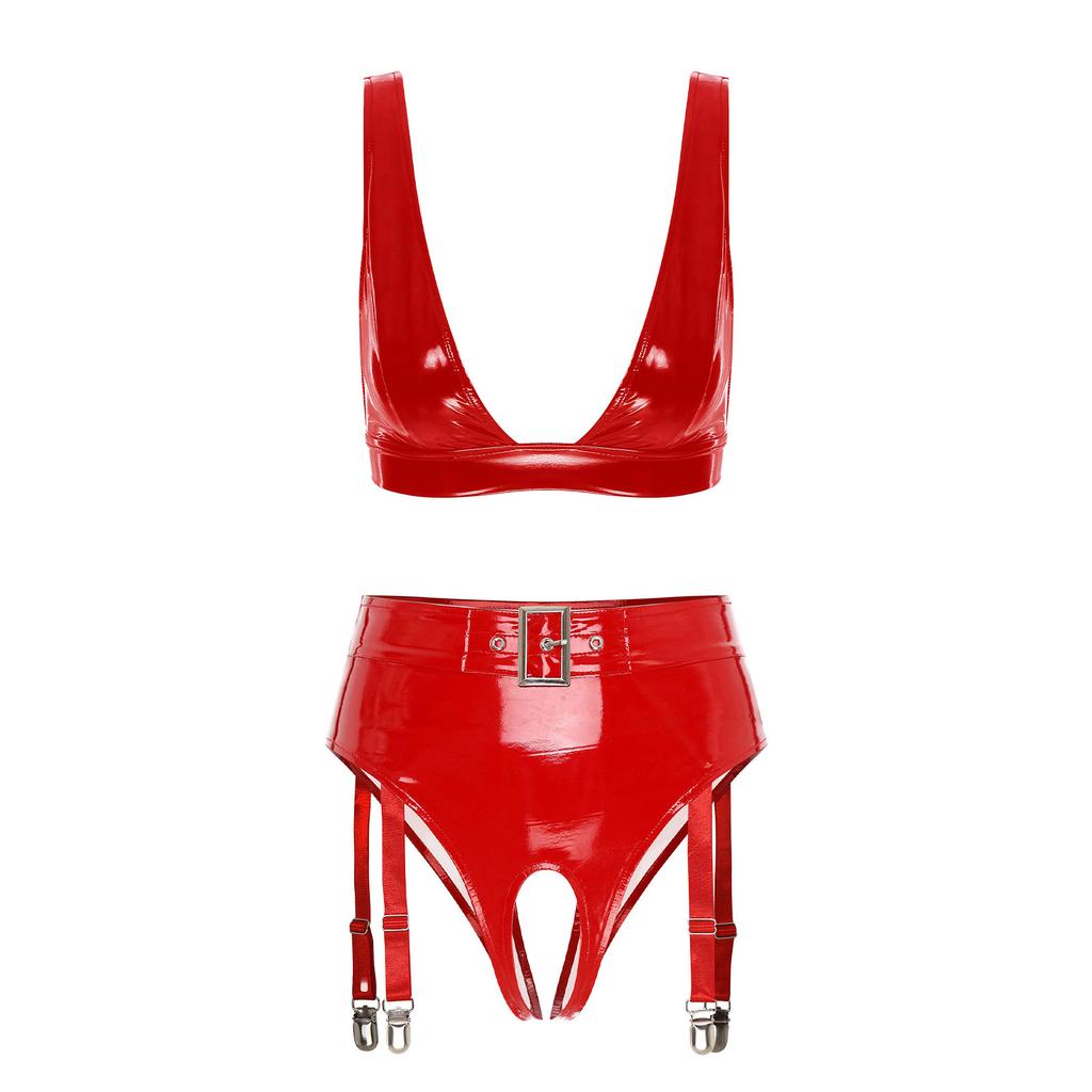 Dámské spodní prádlo Plavky Spodní prádlo Set Tanga Podprsenka Top Dating Night Clubwear