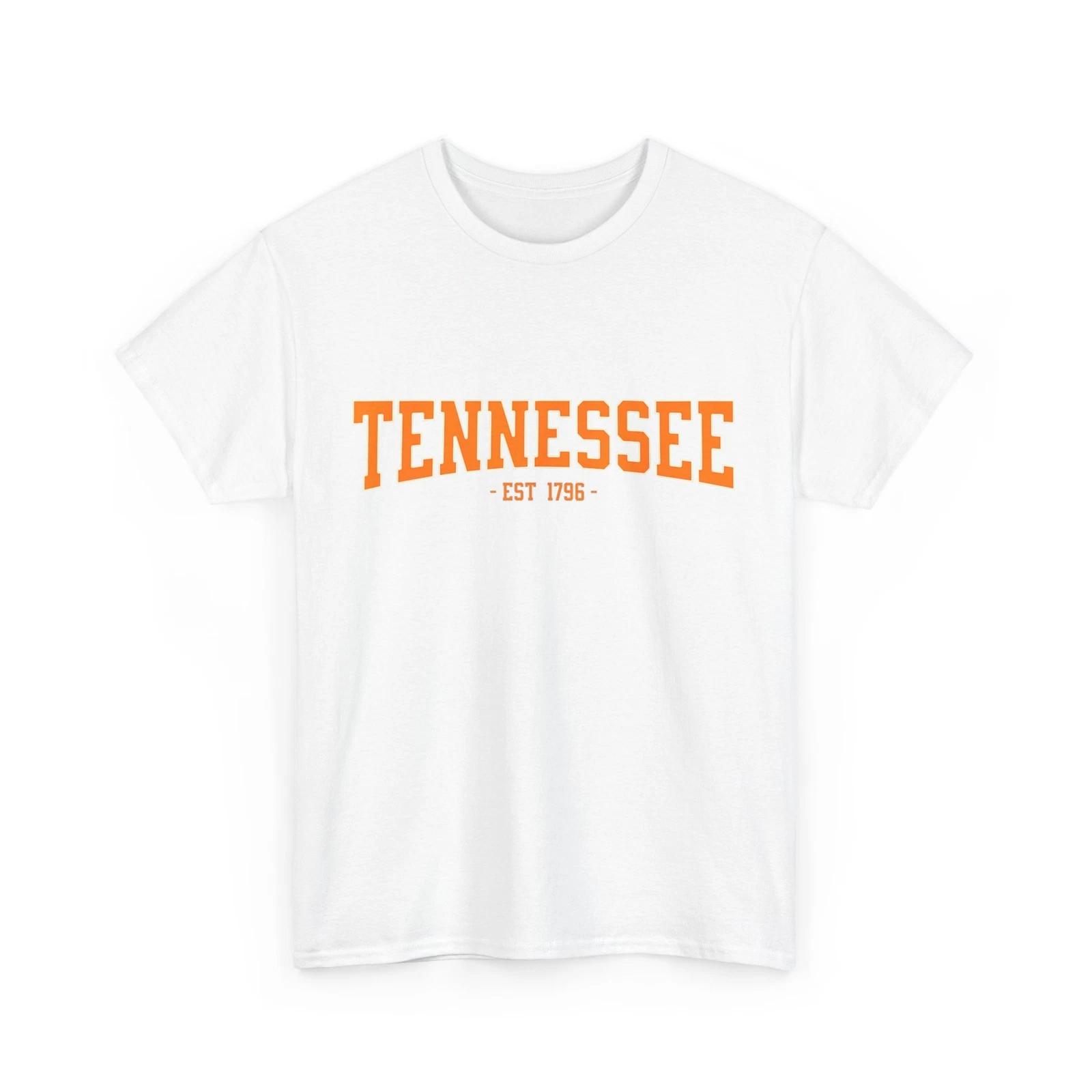 Classic TN Orange Print Retro Varsity Vintage Tennessee T-Shirt 2XL