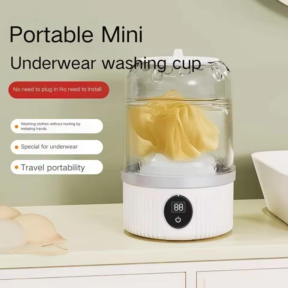 Mini Household Electric Washing Cup Underwear Socks Small Wireless Charging Washing Machine Pet Clothes Washing Machine washing machine белый