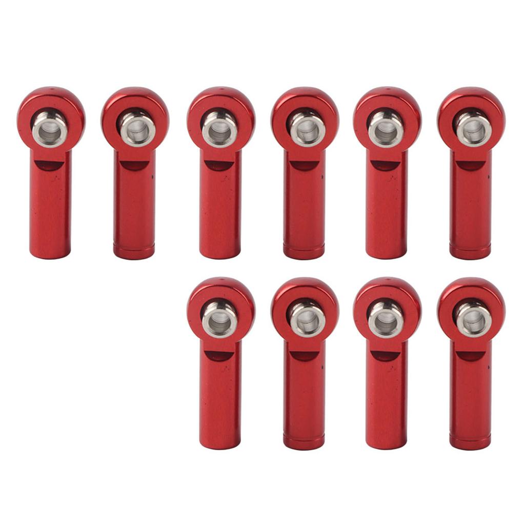 10Pcs Aluminium Alloy M4 and Negative Thrd Tie Push Link Rod Joint For 1/10 Model RC Car