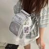 New Y2K Ita Carry Carrier Sweet Girls Transparent Bag Style Ladies' Spacious Casual Tote Bag DIY Display Handbag Rucksacks