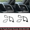 RHD For Toyota Crown Crossover  2024 2025 Front Dashboard Left Right Air Conditions Outlet Cover Side AC Outlet Vent Cover