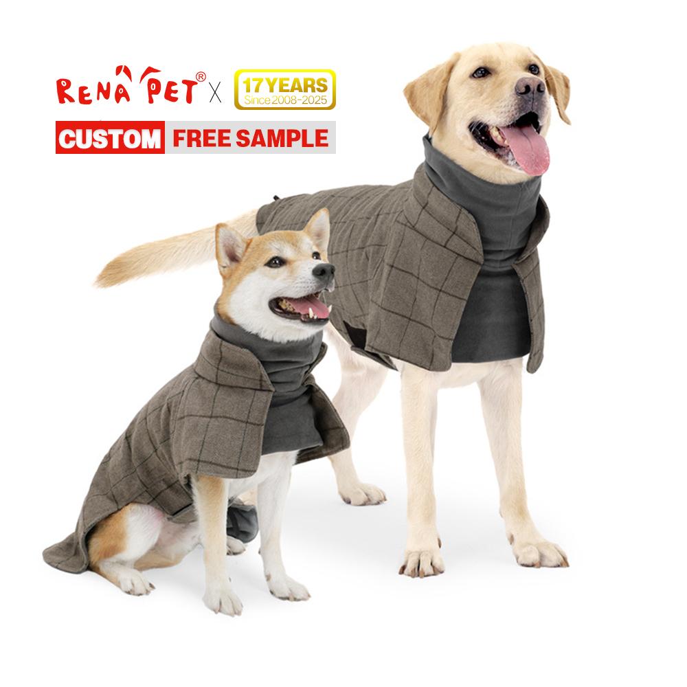 Suit Plaid Warm Pet Accessories Pet Dog Clothes Luxury