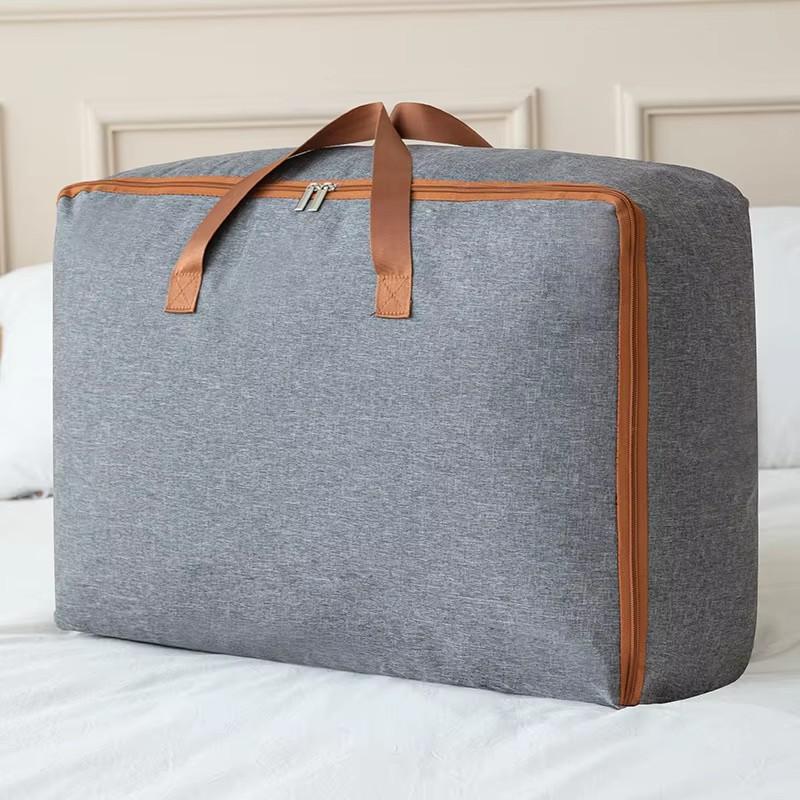 Large-Sized Quilt Storage Bag Waterproof Moving Bag Thick Cloth Luggage Bag For Clothes Dormitory Organizing Bag