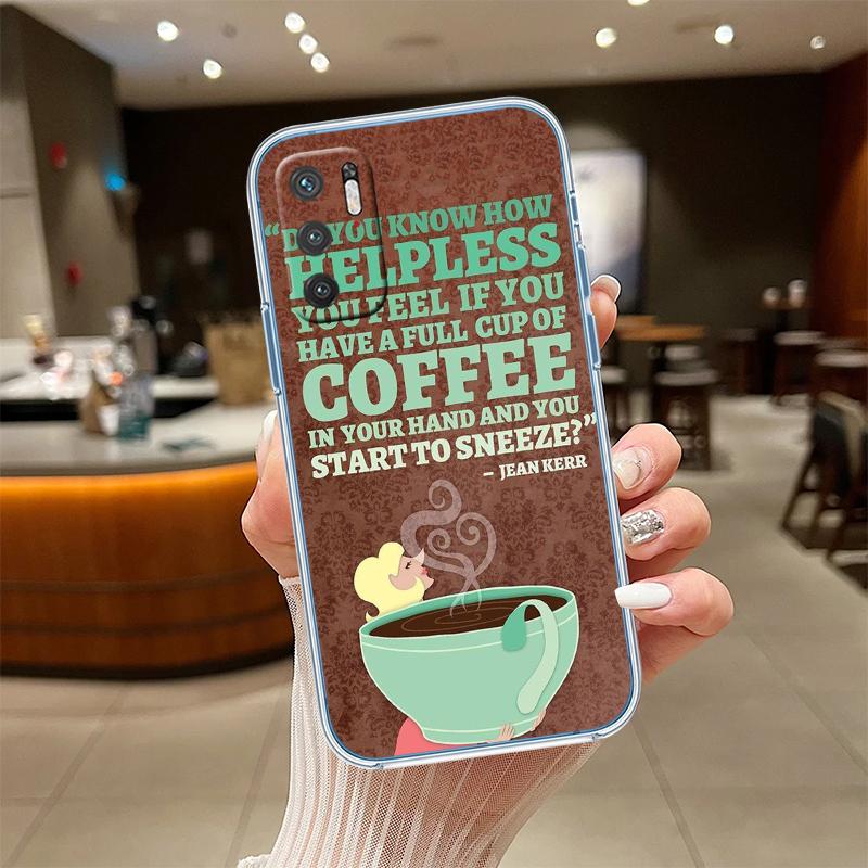 NH16 Coffee Time Transparent Phone Case for Motorola Moto Edge 20 30 40 50 S30 Fusion Ultra Pro Neo Lite + G200 G23 Motorola Moto G200 5G