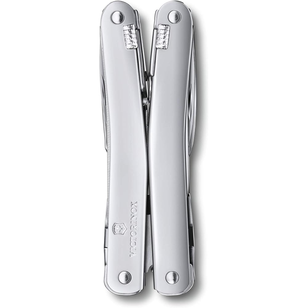 Victorinox SwissTool Spirit X Plus Ratchet Silver Multi-Tool with 37 Functions and Nylon Case