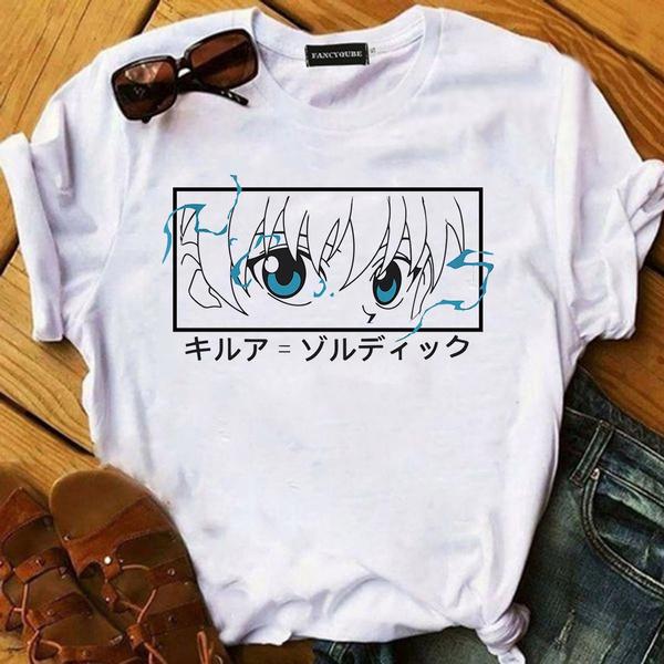 Hunter X Tričko Hunter Hisoka Morow Hxh Ženy Kreslené tričko Harajuku 90S Dámské letní oblečení s krátkým rukávem