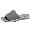 Womens Elastic Summer Flat Sandals Casual Indoor Outdoor Beach Slippers