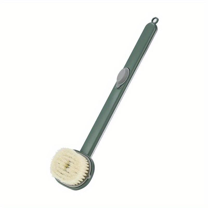 1pc Long Handle Bath Massage Soft Hair Exfoliating Cleaning Brush Body Bath Rubbing Back Brush