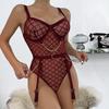 European & American Flirty Fishnet Clubwear: Sexy, See-through Nightclub Style
