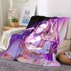 1Pc Purple Embrace Blanket For Couch Bed Plush Cozy Fuzzy Blanket Super Soft Warm Blankets For Fall And Winter 0918203