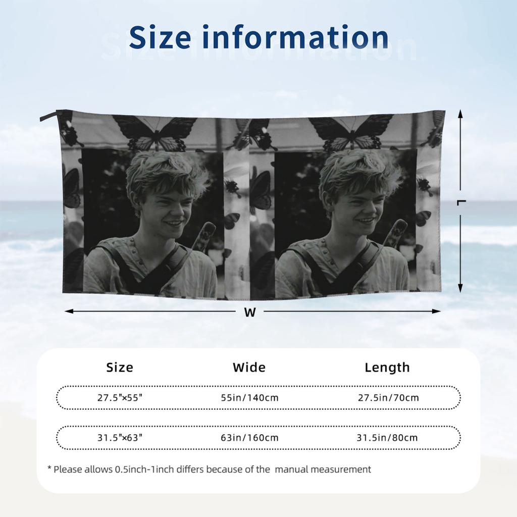 the maze runner newt blanket Beach Towel Soft Microfiber Quick Dry Absorbent Quick Towels For Bath