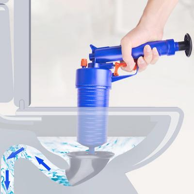 Air Power Sewer Dredge Tool with 4 Sized Suckers Pipe Dredge Tool Drain Cleaner Pump for Kitchen Bathroom Dredge Pipe