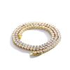Zircon Tennis Chain Jewelry Men's Necklace Niche Hip Hop Jewelry Women's Bracelet