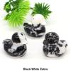 1.2" Little Duck Statue Natural Stone Reiki Healing Crystal Amethyst Tiger Eye Animal Figurine Gemstones Crafts Home Decor Gifts