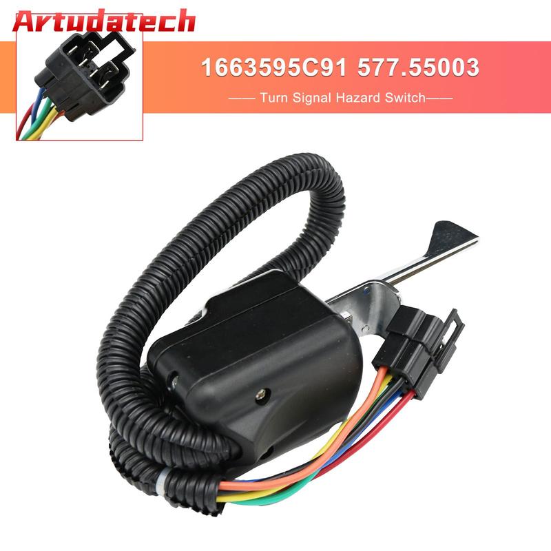 Artudatech 1663595C91 577.55003 Turn Signal Hazard Switch for Paccar