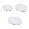 140x White Paper Doilies Decor Versatile Disposable Decorative Paper Placemats for Crafts Party Birthday Desserts Fried Food
