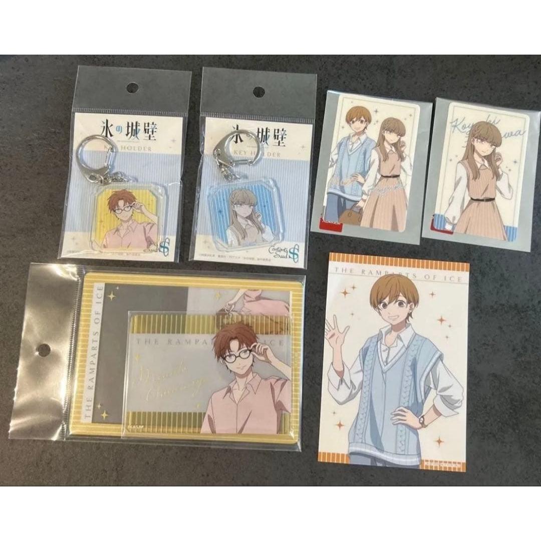 

Ice Castle Acrylic Key Chain Bromide Card Case Goods Unopened New