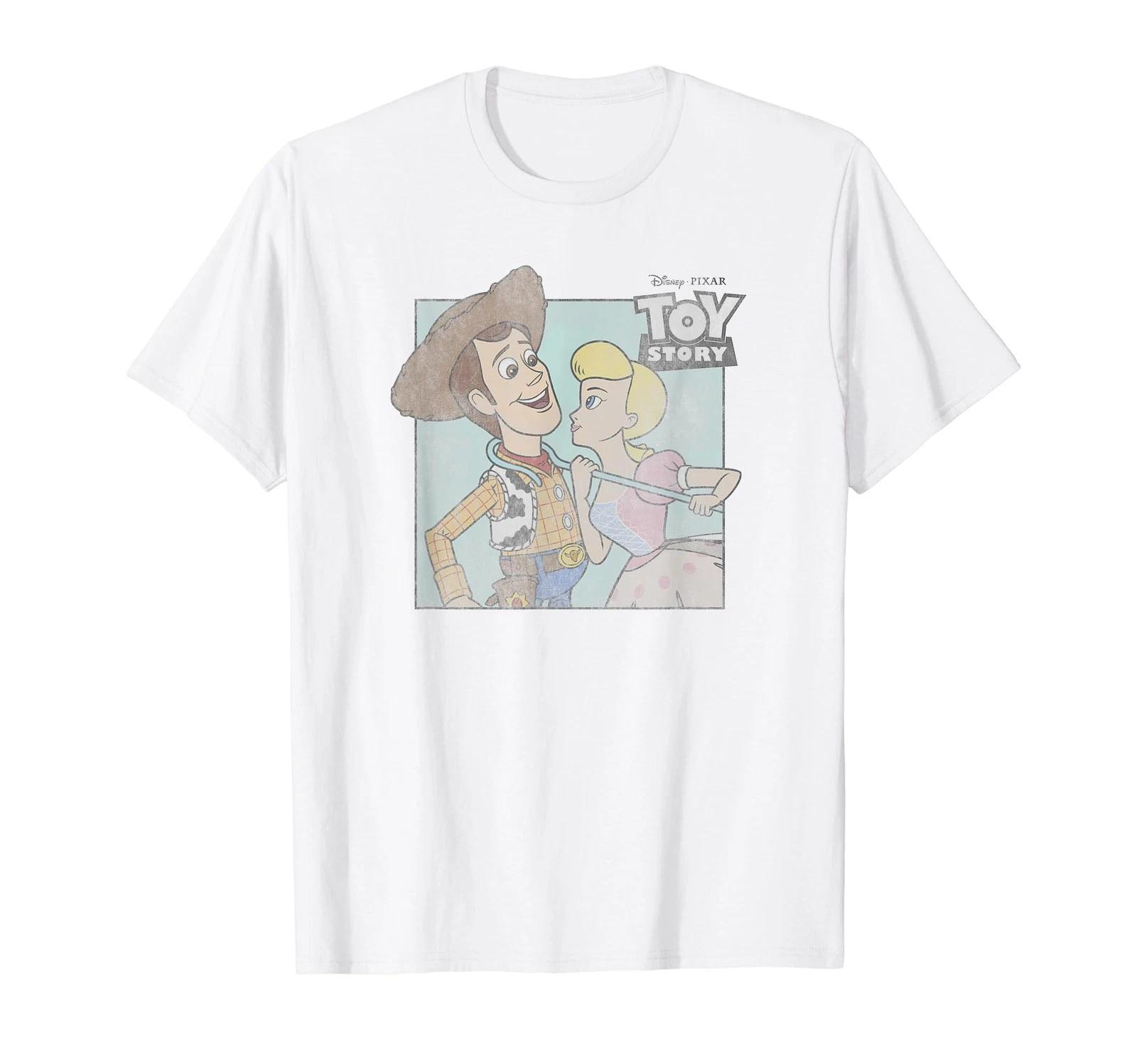 Disney Pixar Toy Story Woody & Bo Peep Retro Look T-Shirt_ S