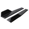 One Pair Car Side Skirt Spoiler Rocker Splitter Wing Anti-Scratch Matt Black