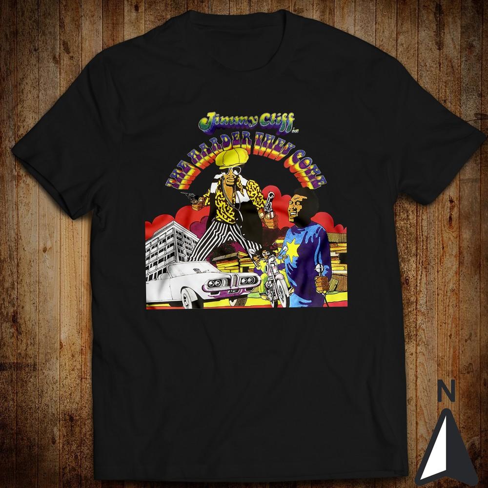The Harder They Come T-Shirt Jimmy Cliff Hakuna Matata Many Rivers to Cross Unisex T-Shirt XL